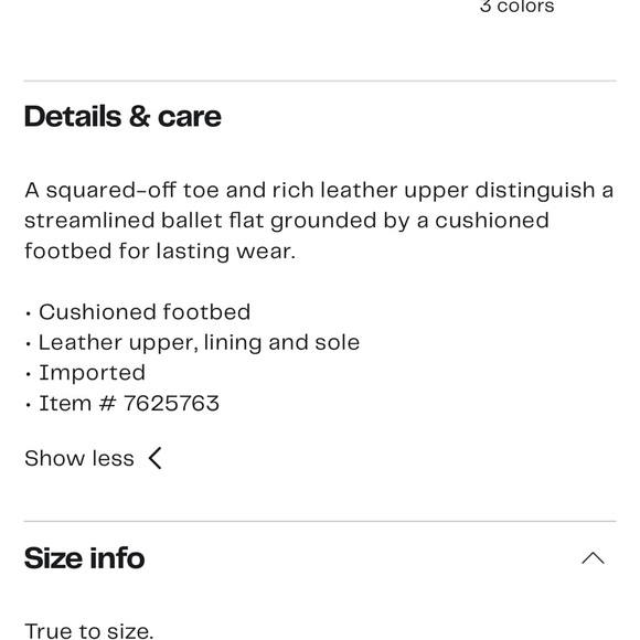 VINCE | Lux Ballet Flat Shoes | preloved - Picture 7 of 8